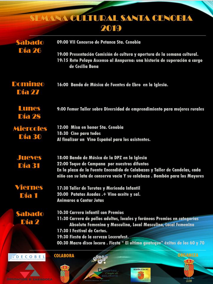 Semana Cultural de Santa Cenobia