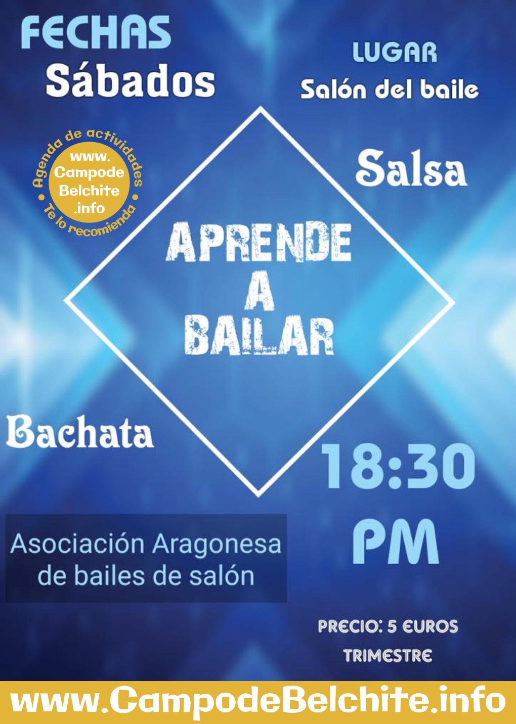 curso de baile de salsa y bachata