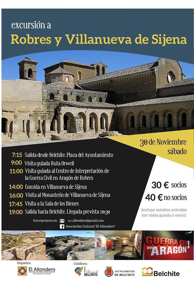Excursión a Robres y Villanueva de Sijena
