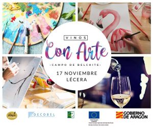 Vinos con Arte, cata, pintura en dos bodegas. @ Lécera