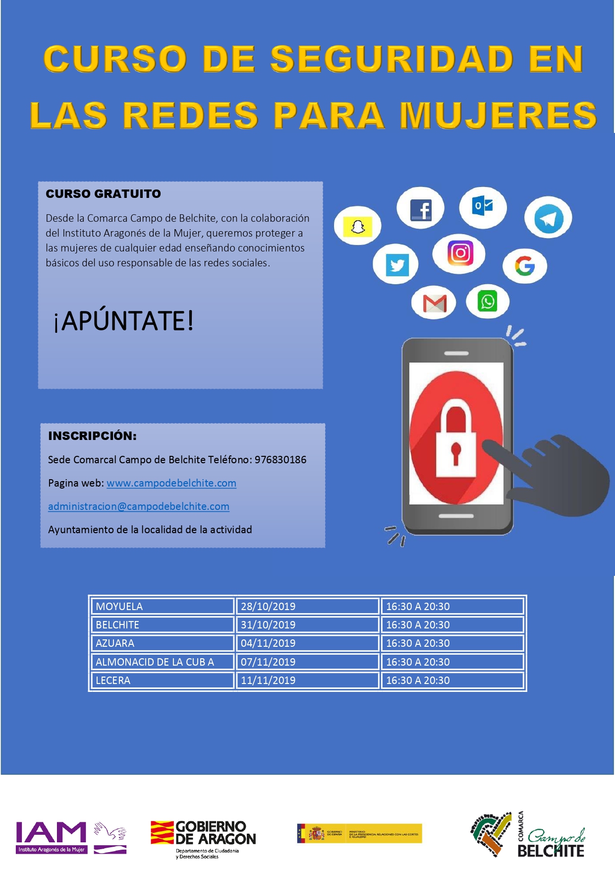 Curso seguridad en las redes