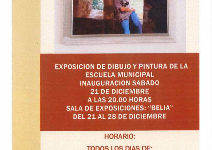 Exposición de dibujo y pintura