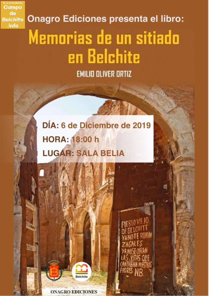 Presentación del libro Memorias de un sitiado en Belchite
