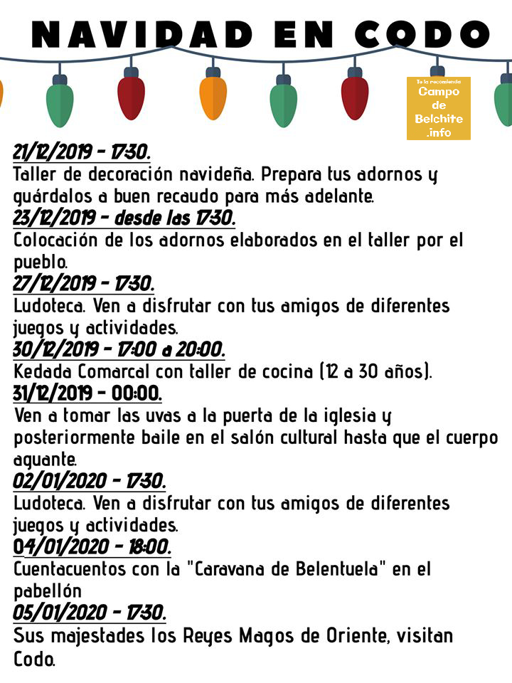 Navidad en Codo 2019