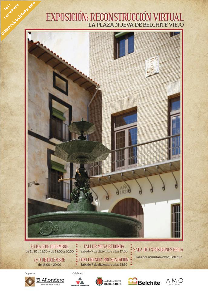 Exposición: Reconstrucción virtual de La Plaza Nueva de Belchite Viejo