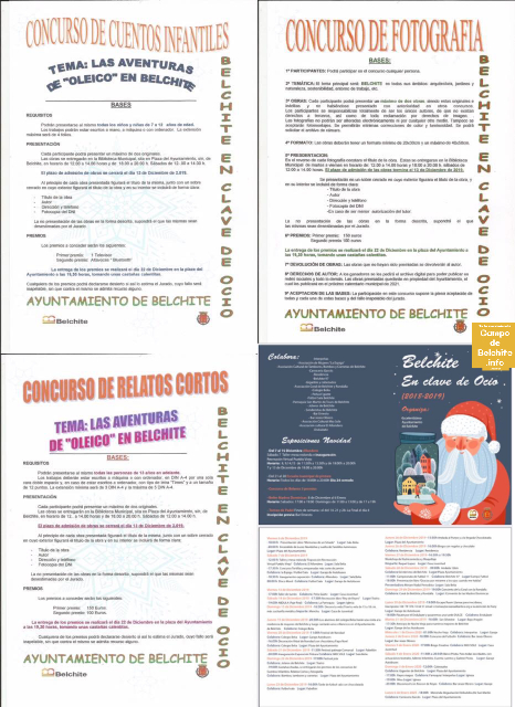 Tres concurso en Belchite