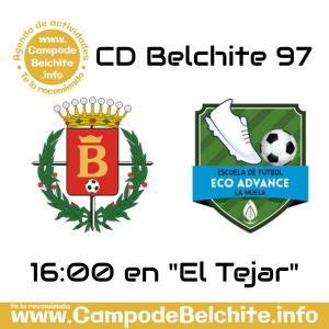 Partido de fútbol del Club Deportivo Belchite 97 b – La Muela escuela de Fútbol @ Belchite