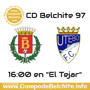 CD Belchite 97 – Utebo FC, Fútbol 11 de 3ª división. @ Belchite