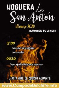 Hoguera de San Antón @ Almonacid de la Cuba
