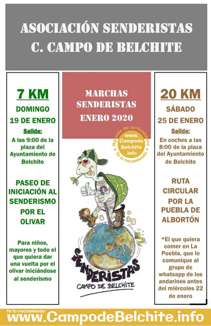 Ruta circular por la Puebla de Albortón
