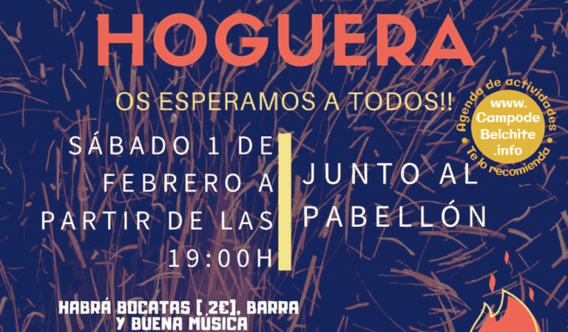 Noche de hoguera en Azuara