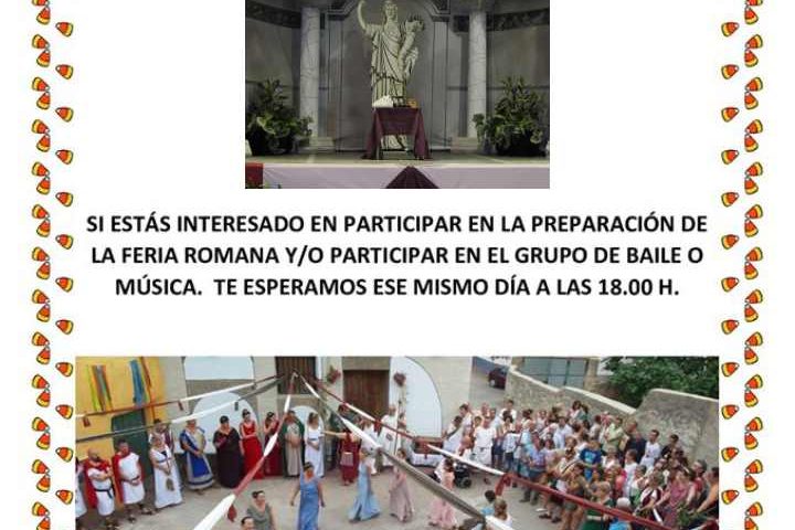 Participar en la preparación de la Feria Romana