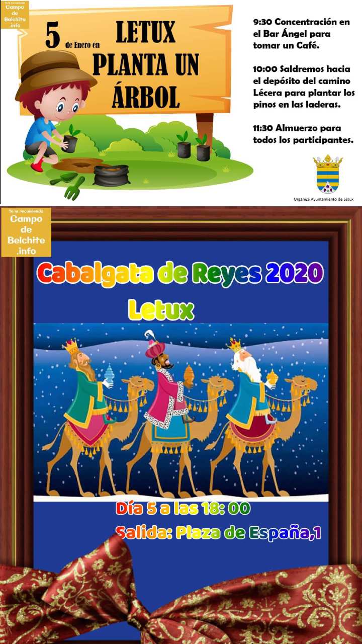 Planta un Árbol y Cabalgata de Reyes