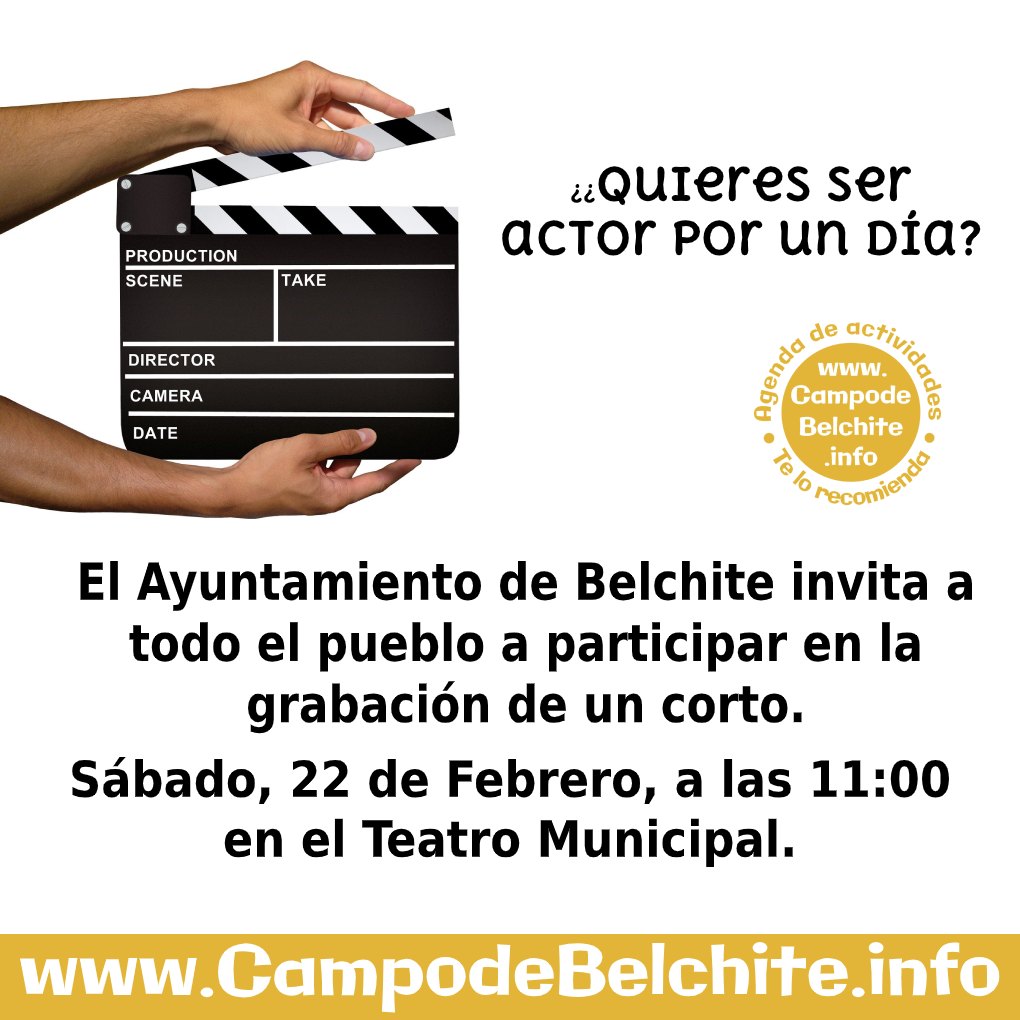 Actor por un día