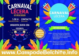 Carnaval Lécera 2020 @ Lécera