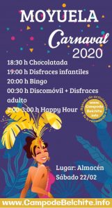 Carnaval Moyuela 2020 @ Moyuela