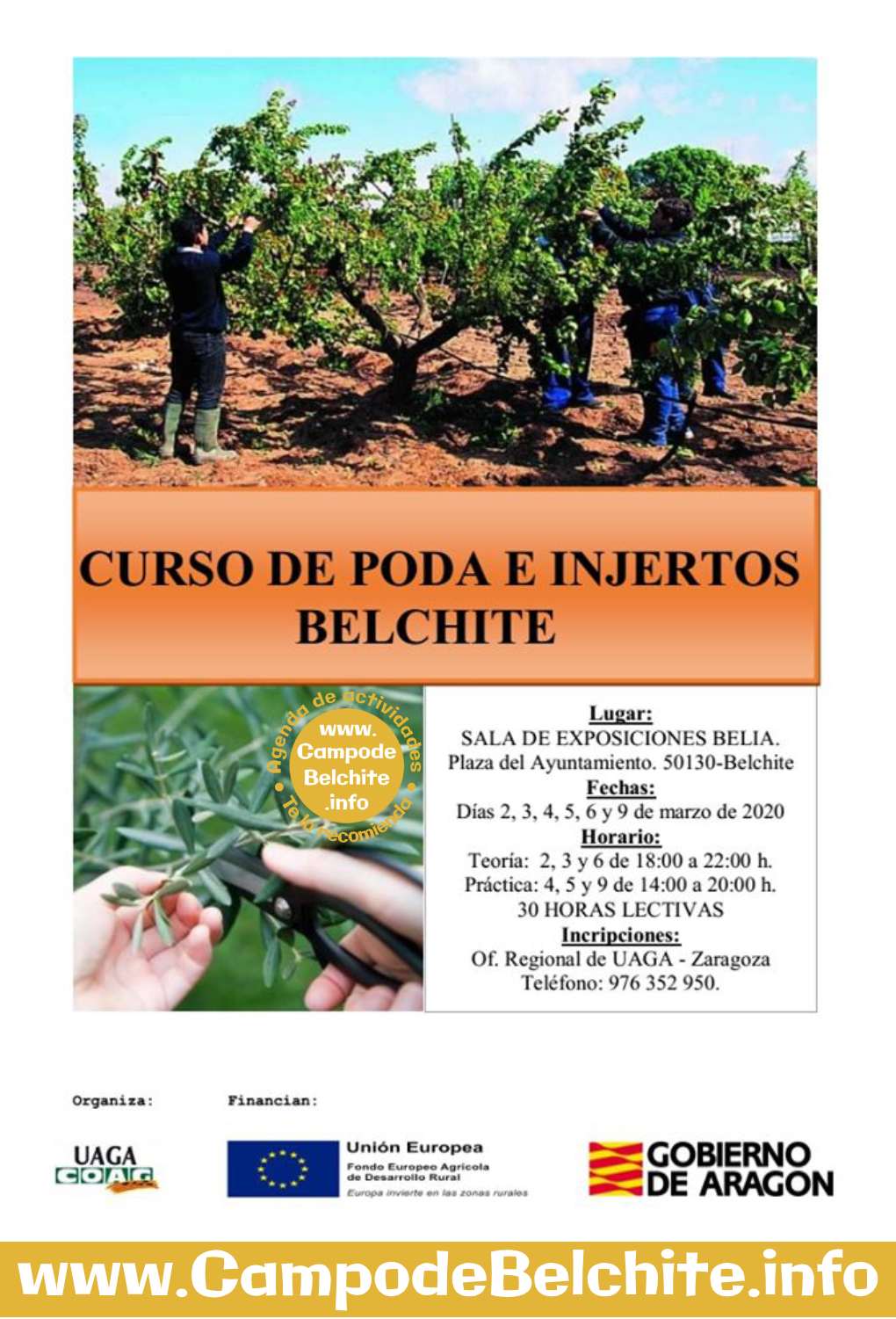 Curso de poda e injertos
