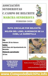 Ruta circular: Belchite, mojón del lobo, Almonacid de la Cuba y la sarretilla @ Belchite