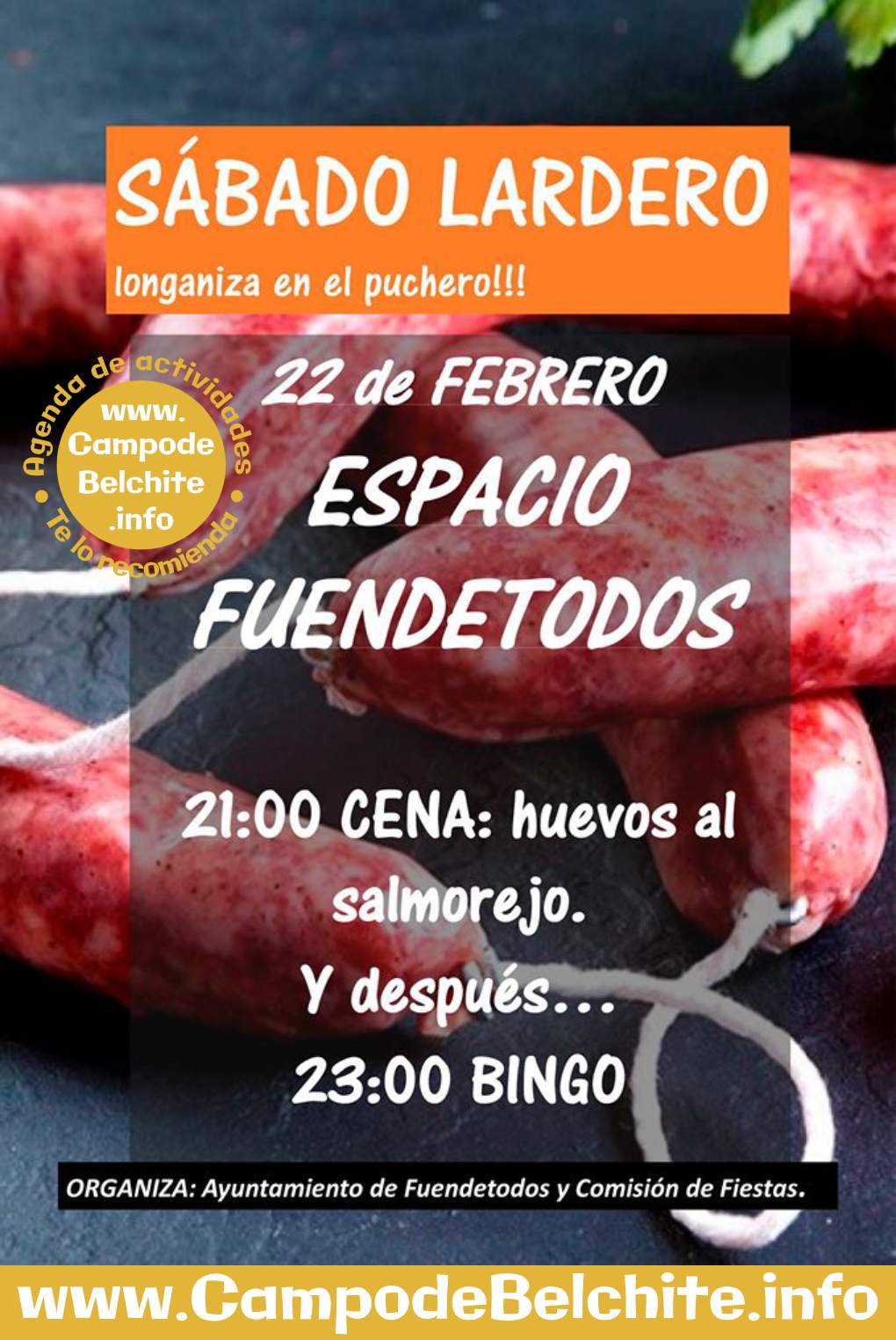 Sábado Lardero, longaniza en el puchero
