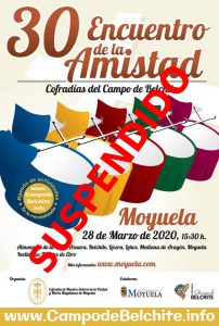 30 Encuentro de la Amistad, Cofradías de La Comarca Campo de Belchite @ Moyuela