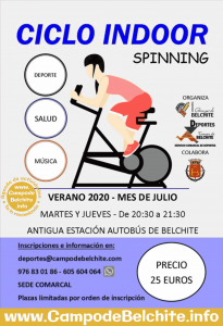 Ciclo Indor Spinning en Belchite @ Belchite
