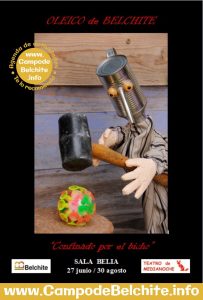 Confinado por el bicho, exposición y micro espectáculo de teatro negro @ Belchite