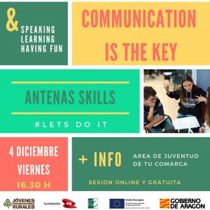 Comunication is the key, Taller online de conversación en inglés @ Online