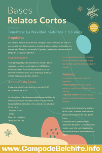 Concurso de Relatos Cortos con temática La Navidad @ Belchite