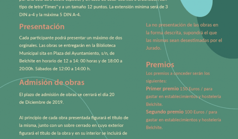 Concurso de Relatos Cortos