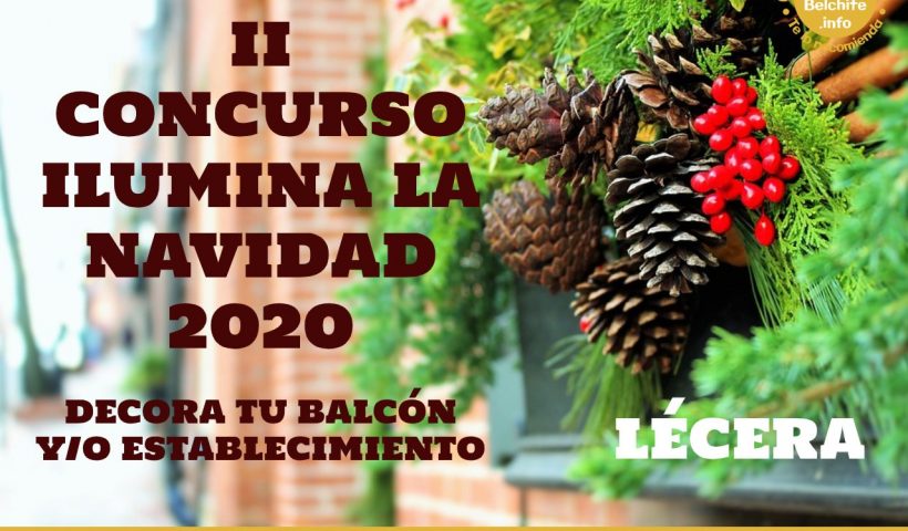 II Concurso Ilumina la navidad 2020 Lécera
