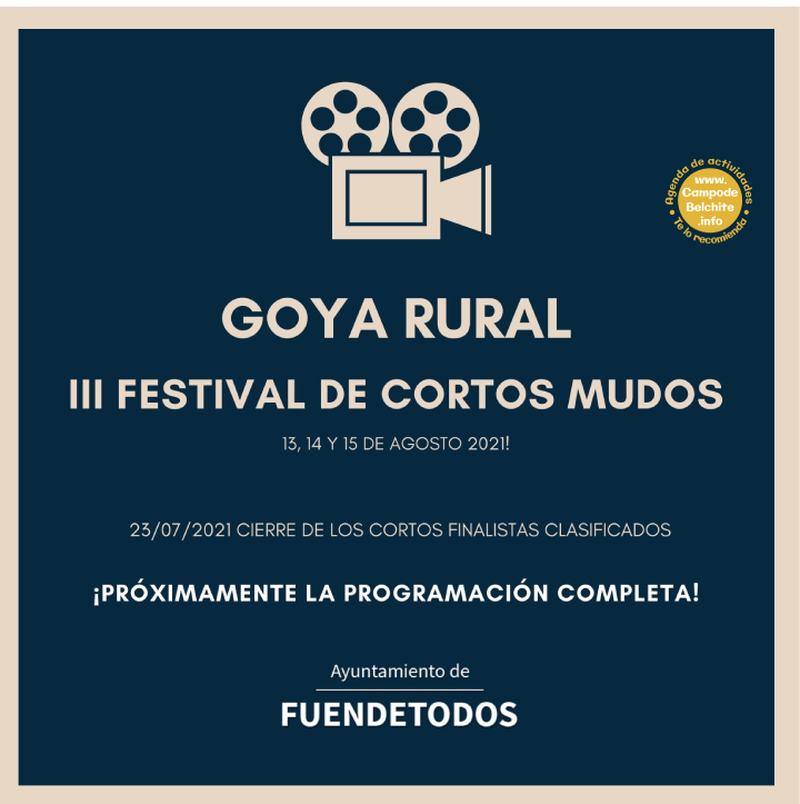 Goya Rural III Festival de cortos mudos