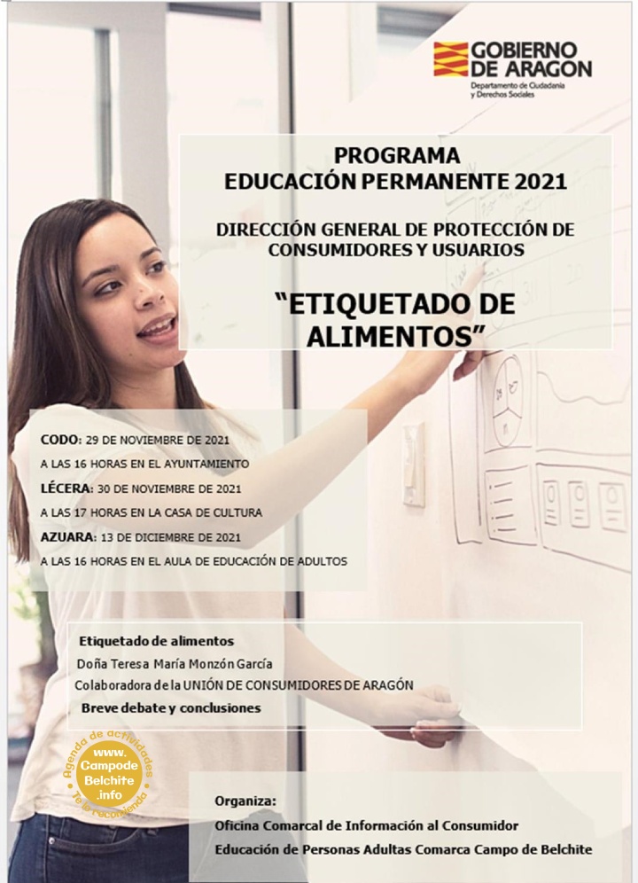 Charlas sobre Etiquetado de alimentos