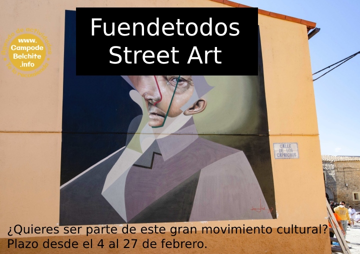 Participa con tu fachada Fuendetodos Street Art