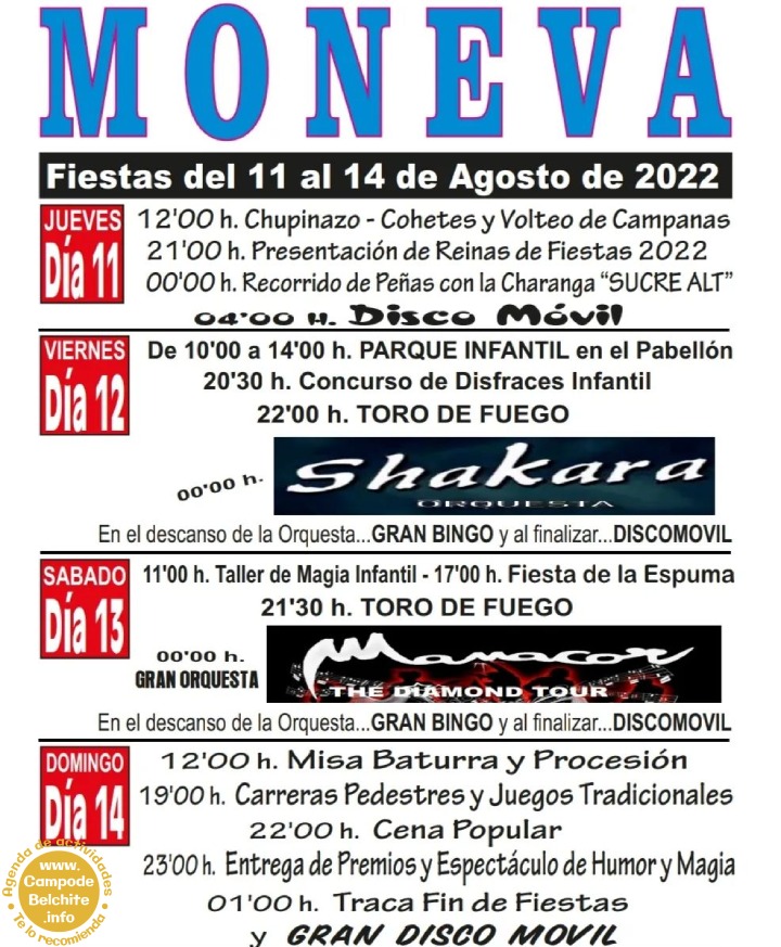 Fiestas de Moneva