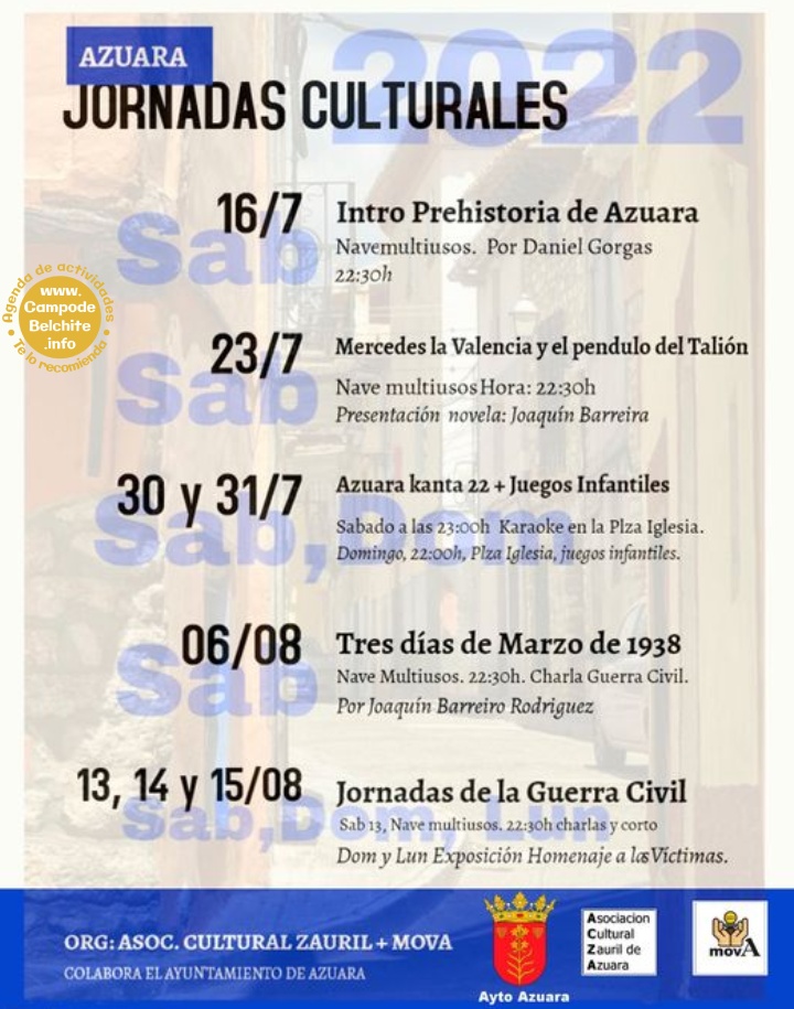Jornadas culturales de Azuara