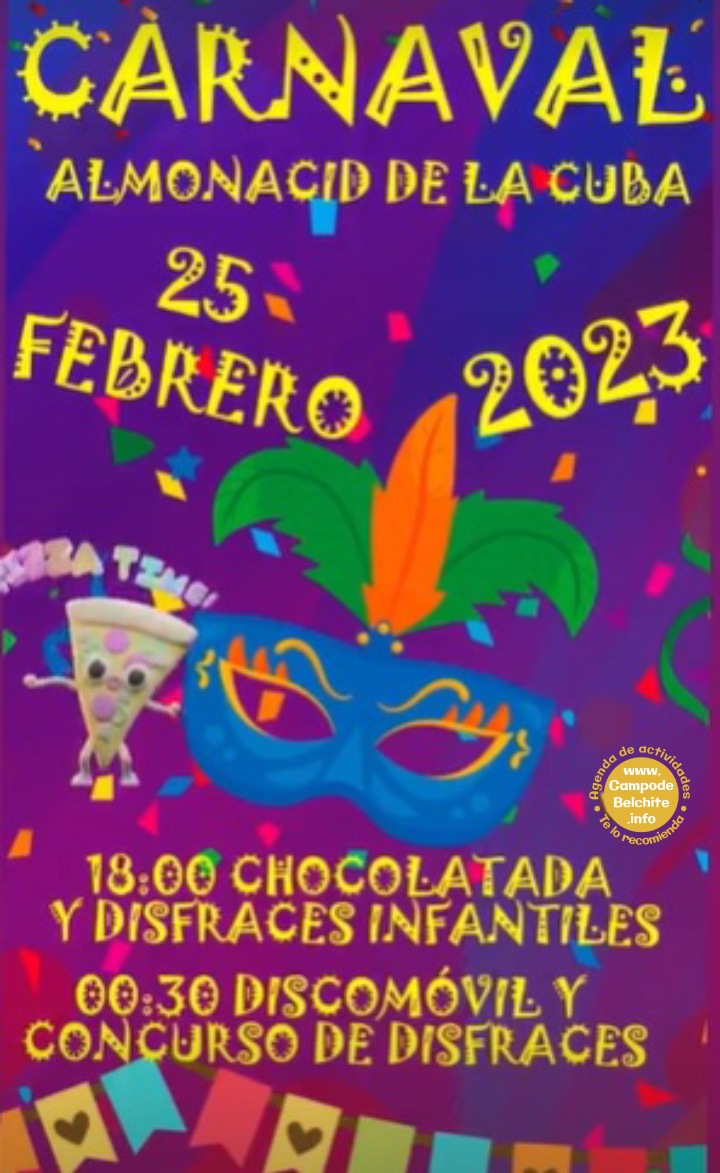 Carnaval Almonacid de la Cuba 2023
