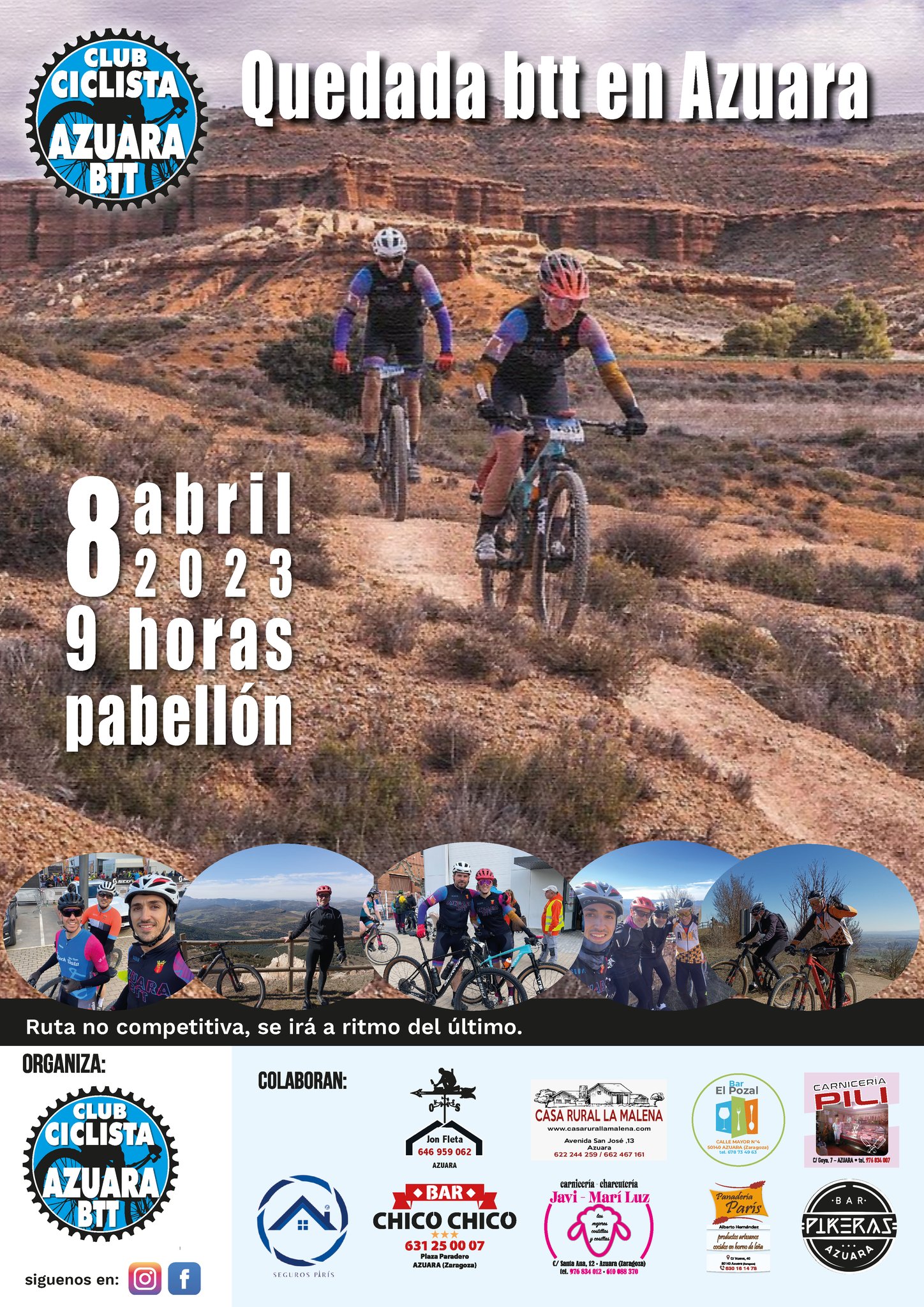 Quedada BTT en Azuara
